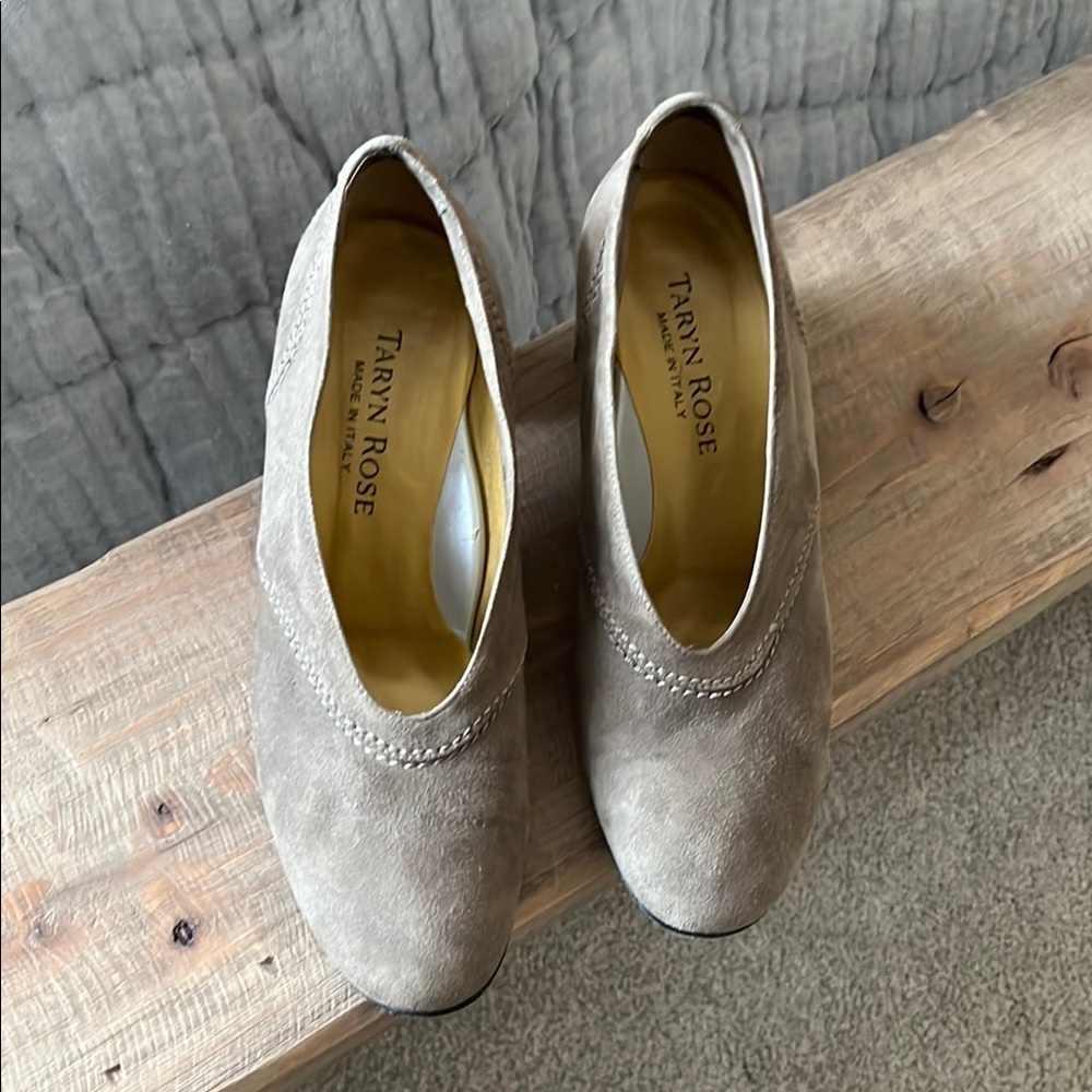 Taryn Rose Suede Pumps